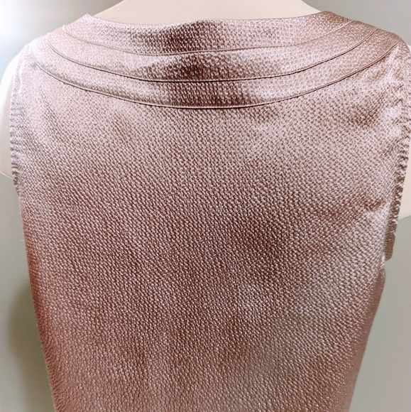 | CLEO | Sleeveless Blouse | Metallic Pink | Small - Picture 6 of 9